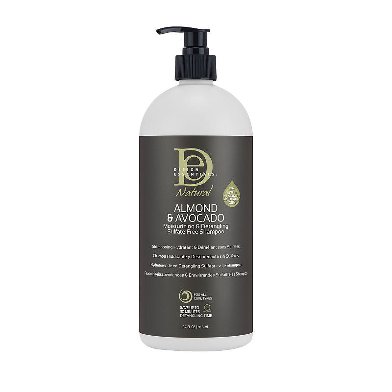Design Essentials Almond & Avocado Shampoo 32 Oz.