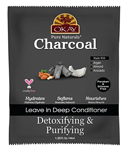 Okay Charcoal Leave-In Deep Conditioner 1.25 Oz.