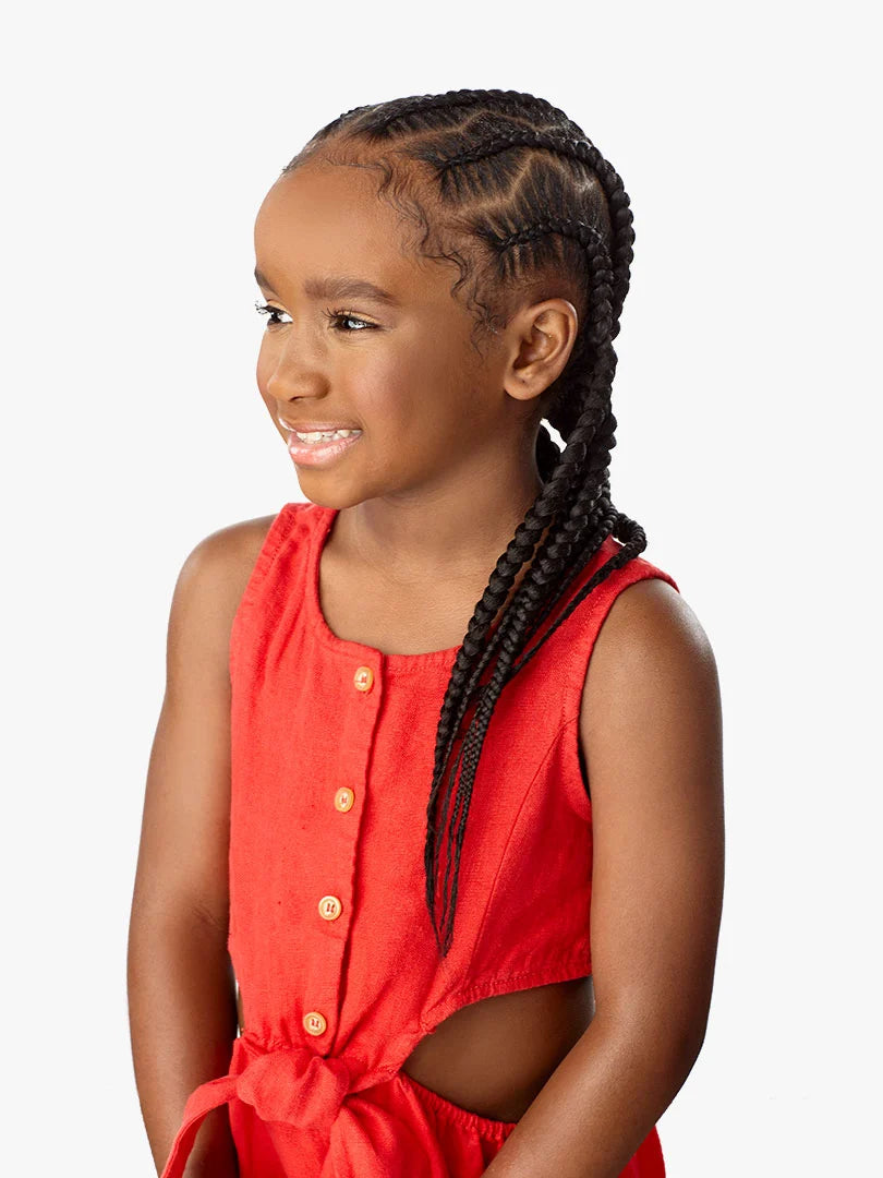 Sensationnel Kids 3X X-Pression Pre-Stretched Braiding Hair 28" (14" Folded)