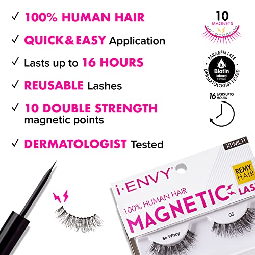 I Envy Magnetic Lash 100% Human Remy Hair - So Wispy 03