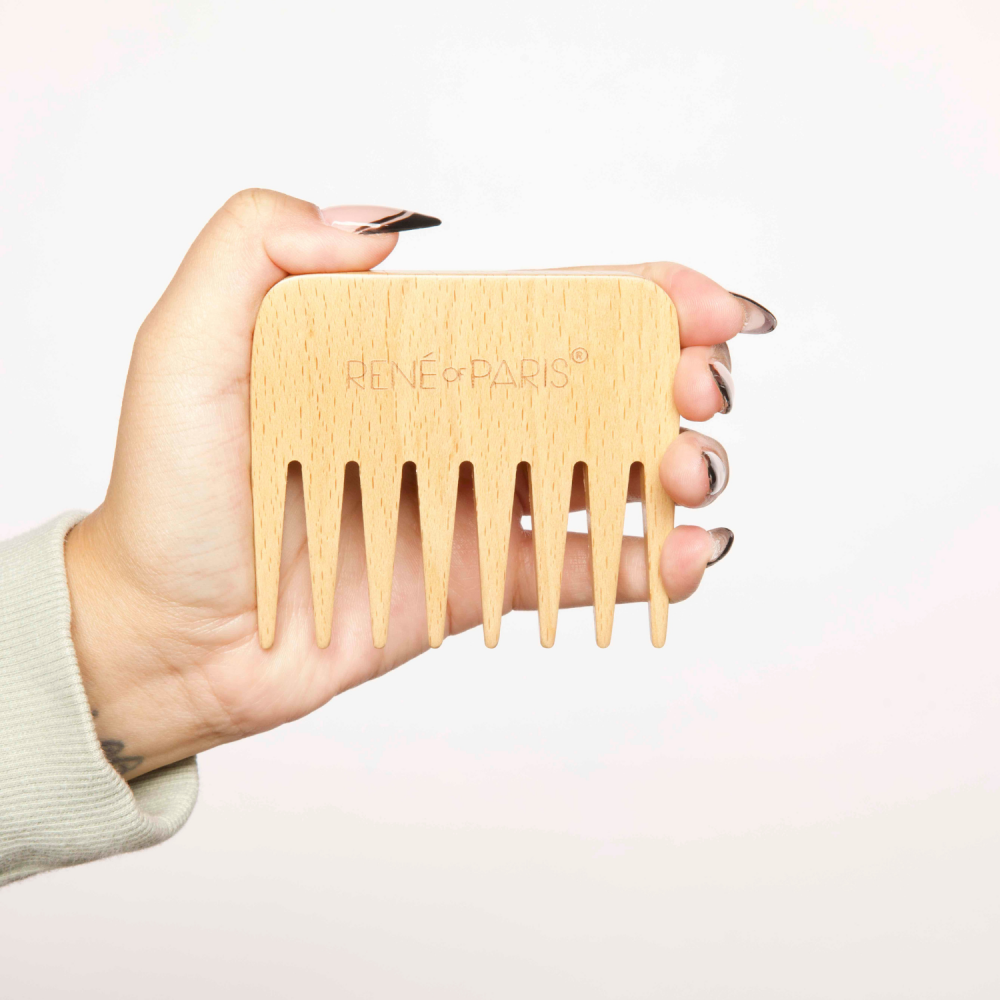 Rene of Paris Wide Tooth Wooden Comb