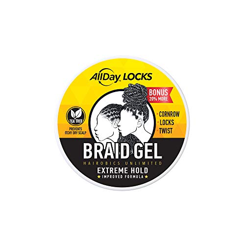 Allday Locks Braid Gel Extreme Hold 5 oz.