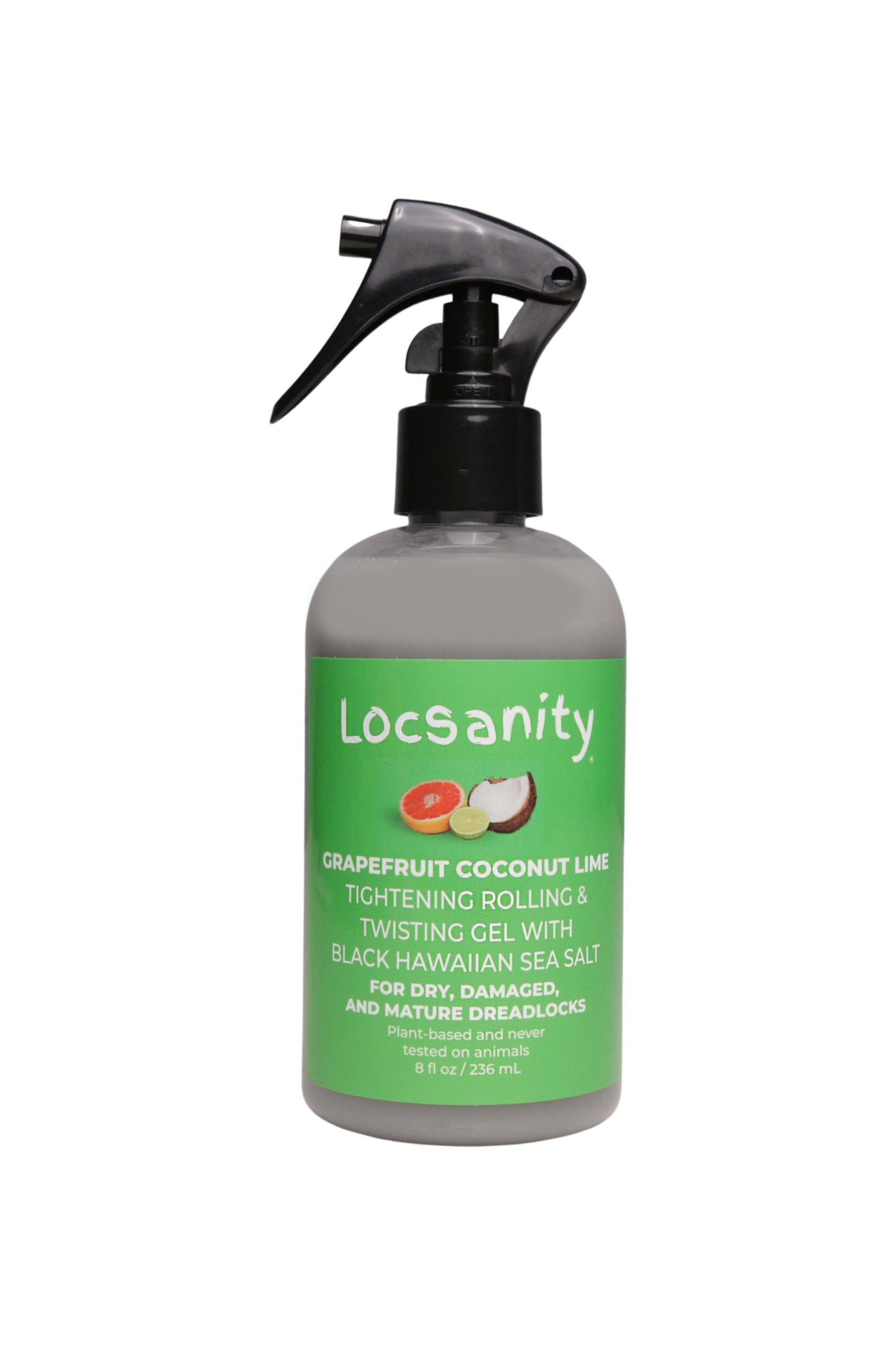 Grapefruit Coconut Lime Moisturizing and Tightening Spray Mist w/ Black Hawaiian Sea Salt