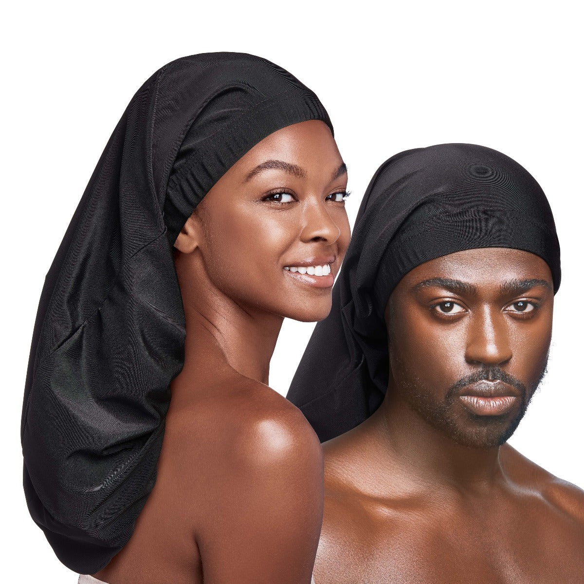 RED by Kiss Silky Spandex Loc Cap - Super Jumbo - Black