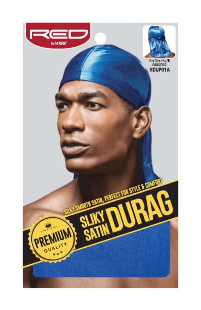 RED Silky Satin Durag