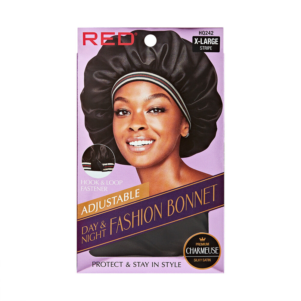 Day & Night Adjustable Fashion Bonnet XL - Stripe