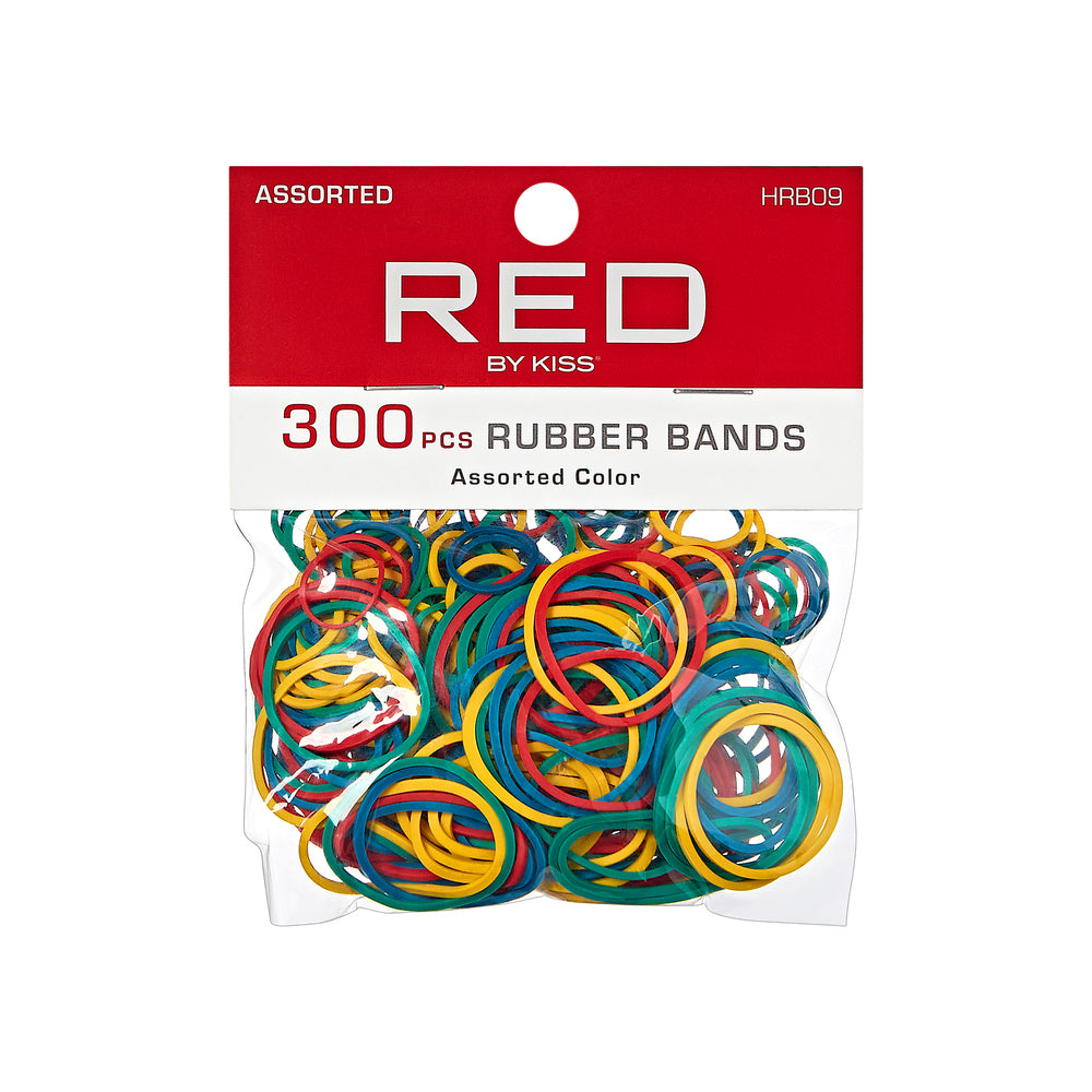 RED Rubber Bands Assorted 300pcs - Assorted Color
