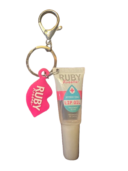 RK Hydrating Lip Oil Mini Key Ring - Clear