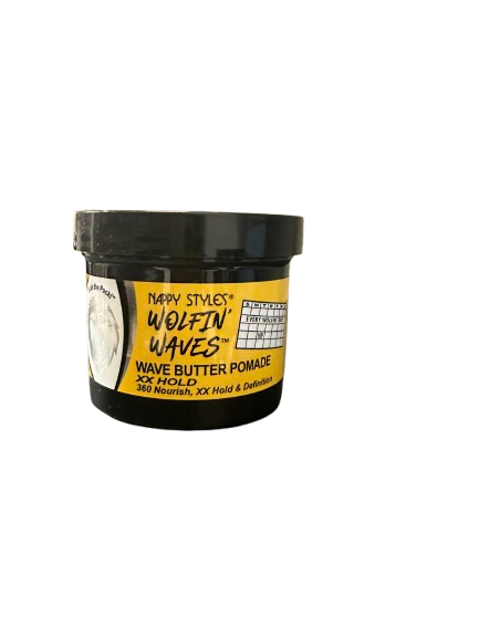 Nappy Styles Wolfin' Waves Wave Butter Pomade 4 oz. - XX Hold