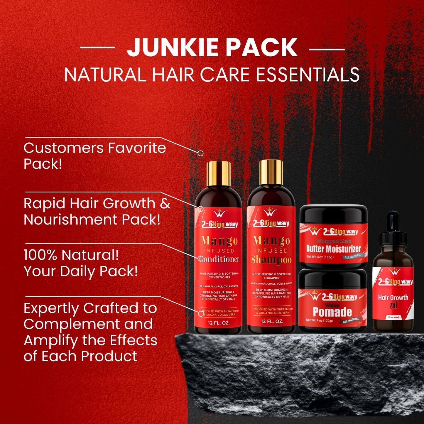 Junkie Pack - Natural Hair Care Essentials