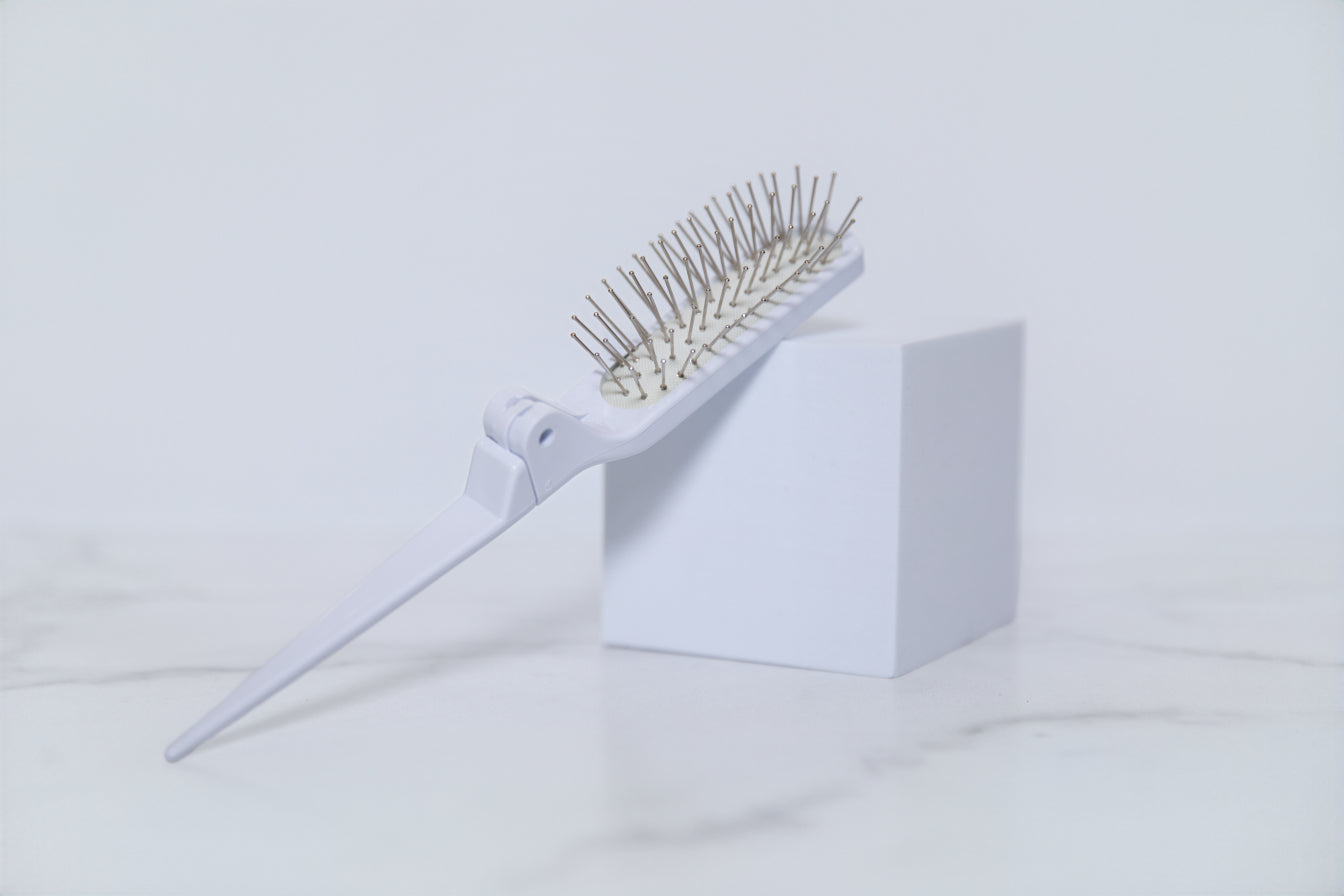Rene of Paris - White Folding Wig Brush
