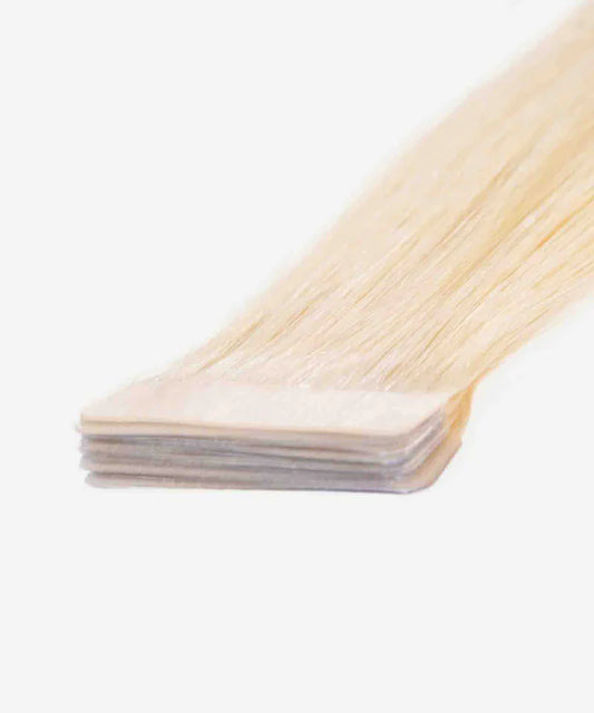 Tape-In Indian Remy Hair - Straight, Ash Blonde