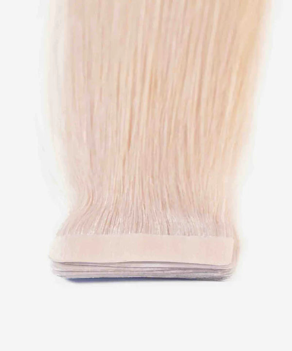 Tape-In Indian Remy Hair - Straight, Ice Blonde