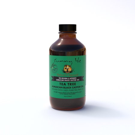 Sunny Isle Tea Tree Jamaican Black Castor Oil 4 oz.