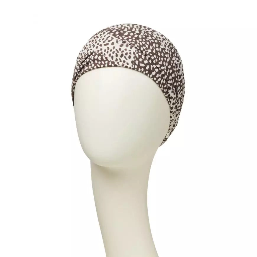 Amia Printed Turban 1529-0792 Patchwork Leo