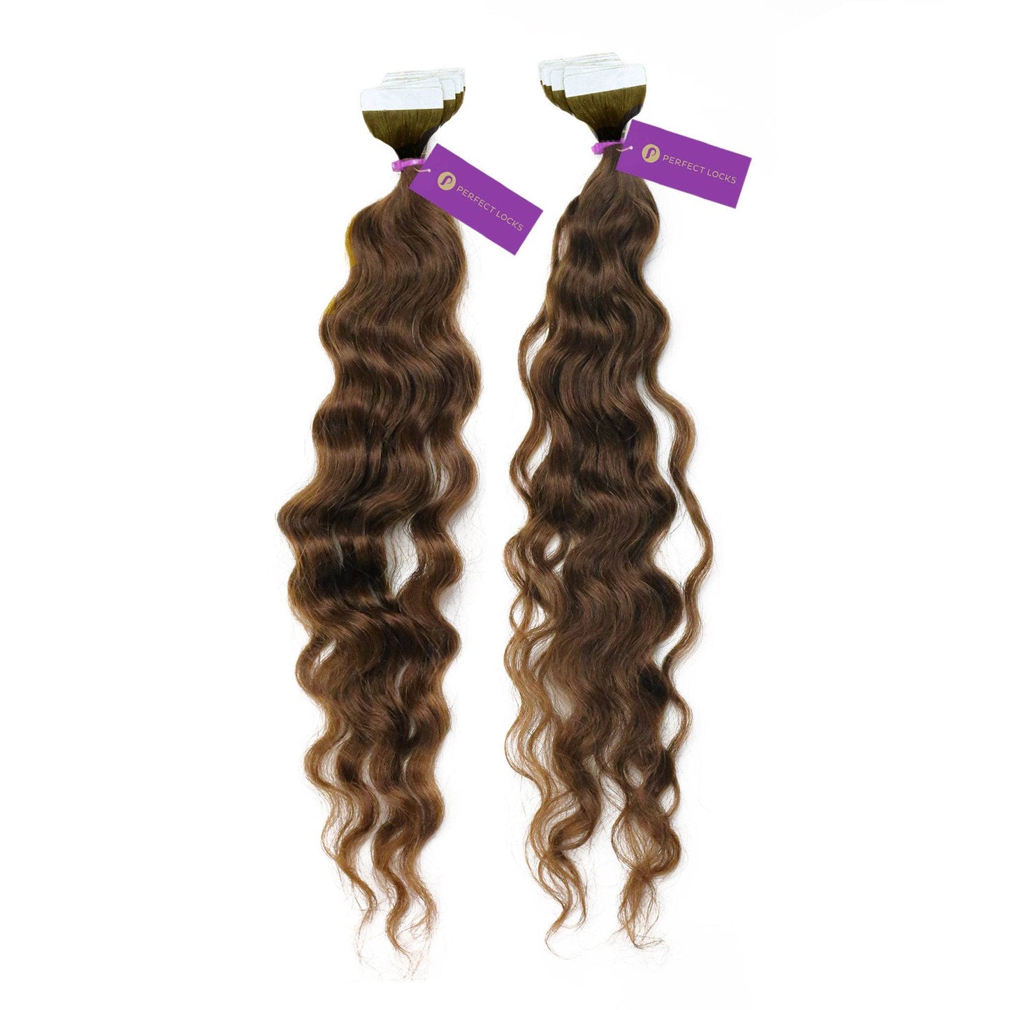 2 x Curly Tape-In Hair Extension Bundle Deal (20 Pieces)