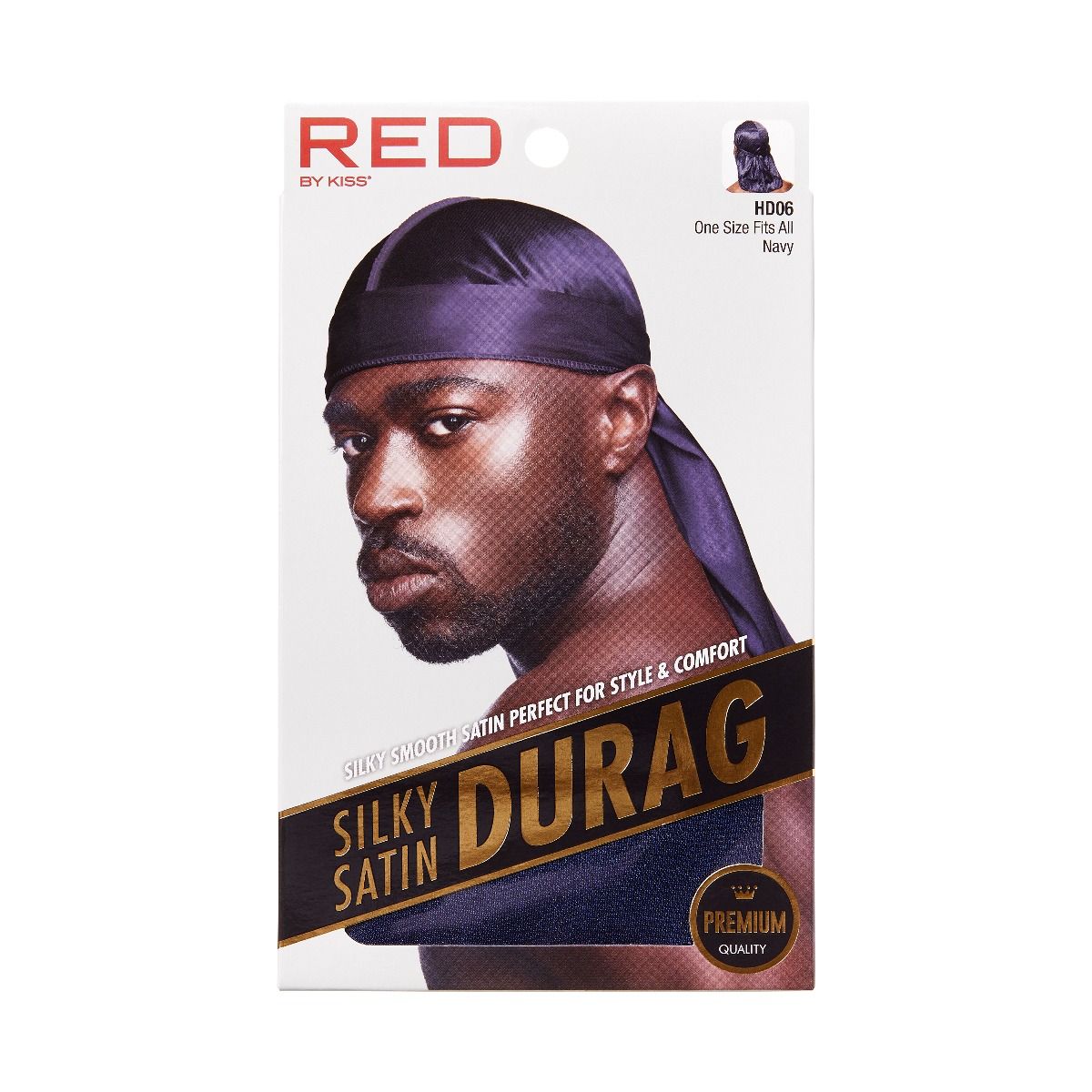 RED Silky Satin Durag
