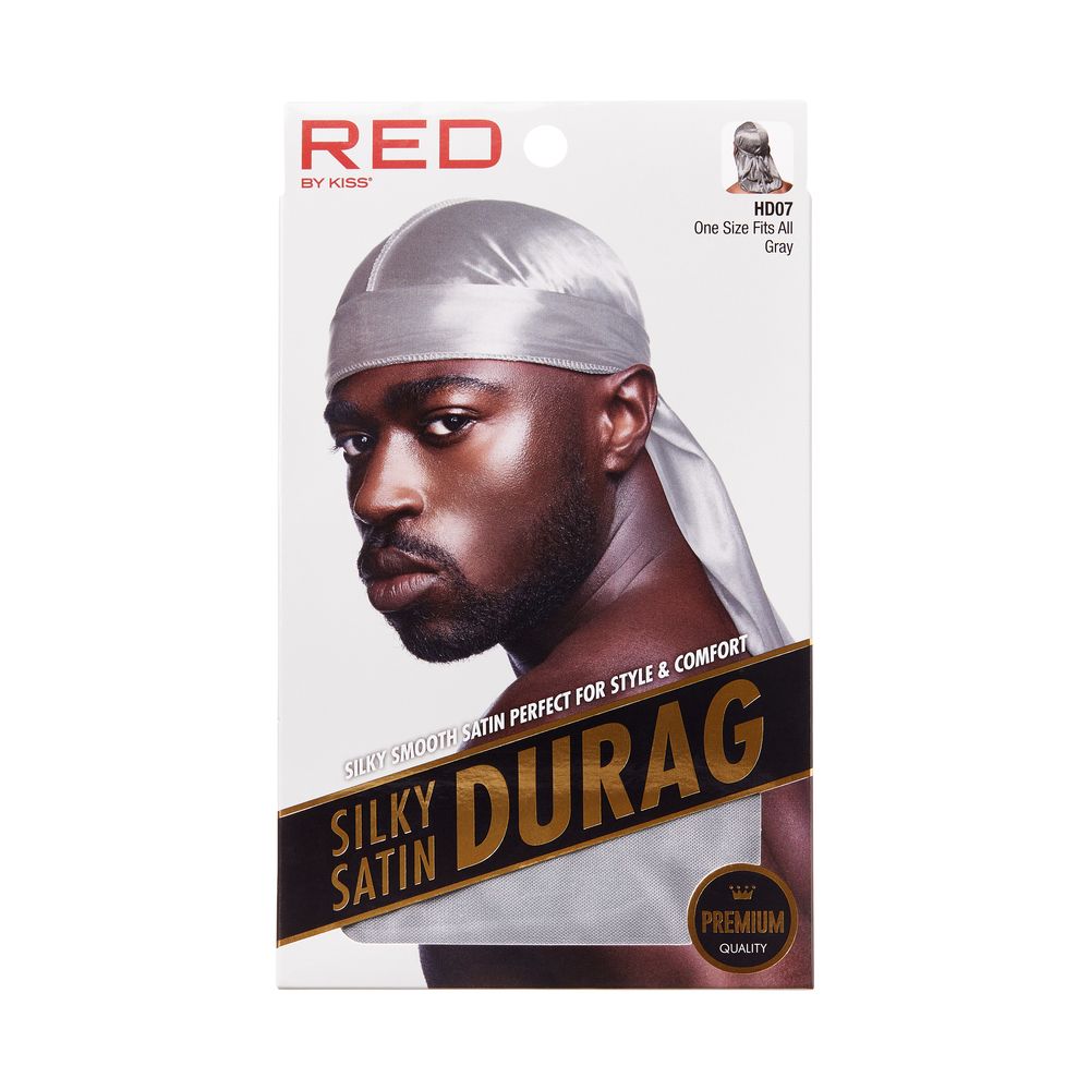 RED Silky Satin Durag