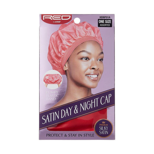 RED Satin Day & Night Cap