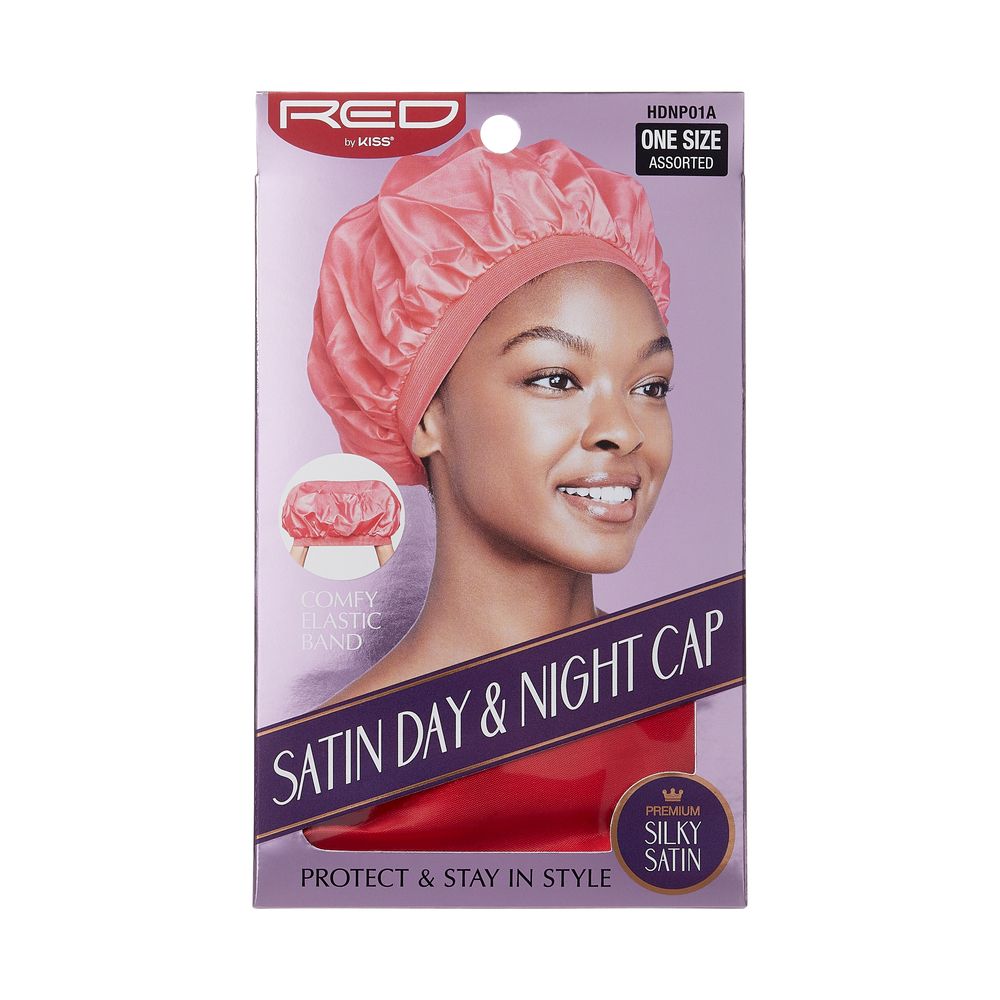 RED Satin Day & Night Cap