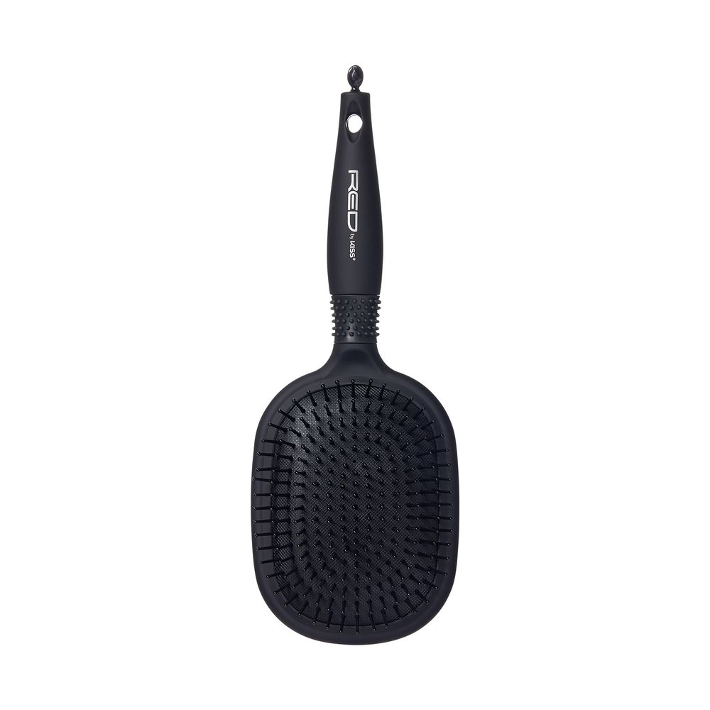 RED Rubberized Paddle Brush - Jumbo