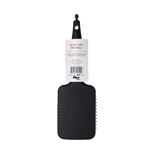 RED Rubberized Paddle Brush - Square