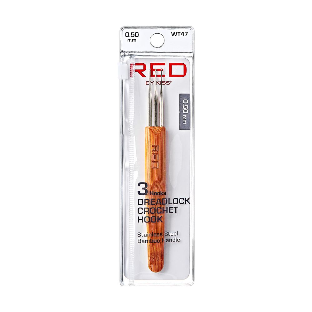 RED Dreadlock 3 Hooks 0.5mm