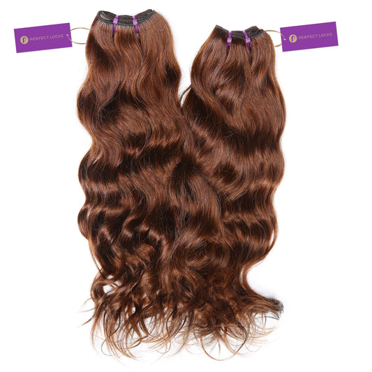 2 x Wavy Colored Machine Weft Bundle Deal
