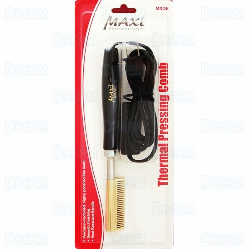 Maxi Electric Ceramic Pressing Comb - Temple