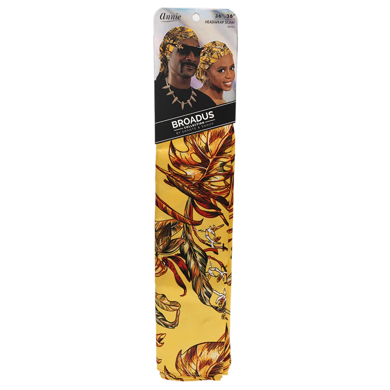 Broadus Collection by Shante & Snoop - Silky Headwrap Scarf 36"x36"
