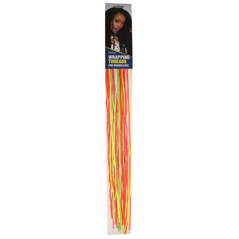 Wrapping Thread for Braids/Locs - Solid Neon