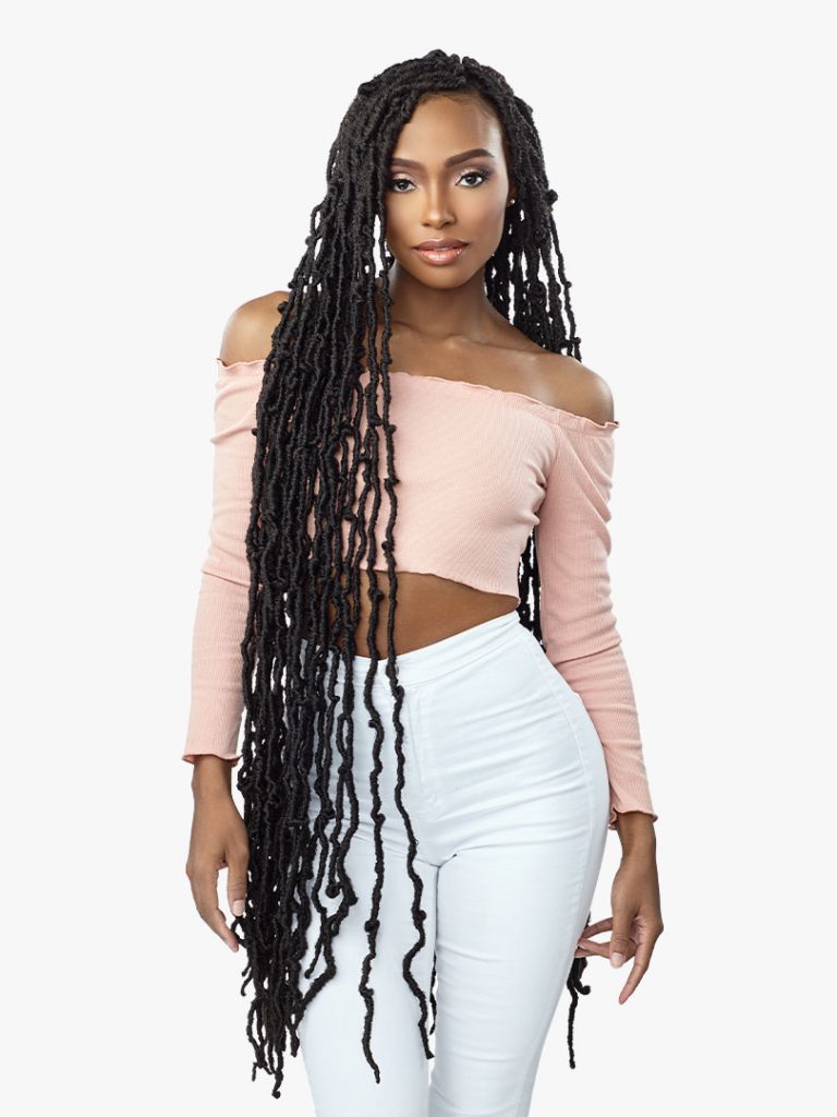 3X Distressed Locs 40"