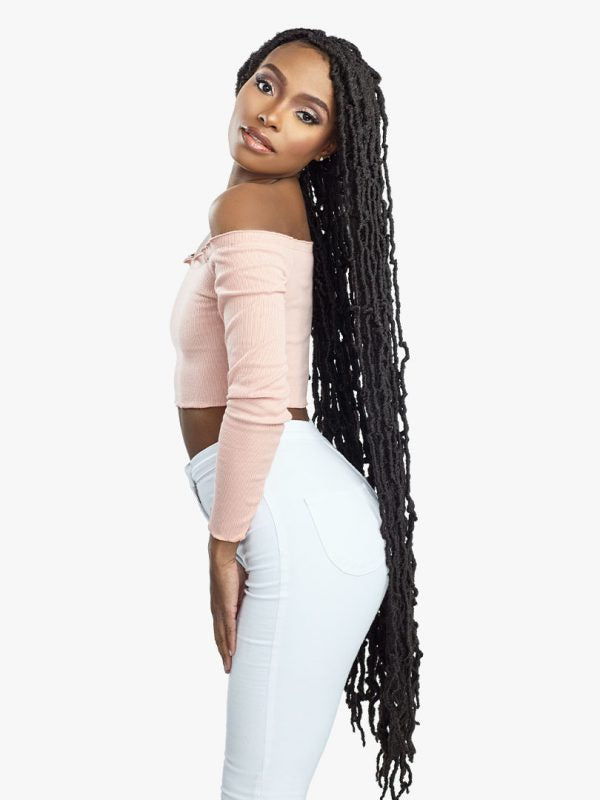 3X Distressed Locs 40"