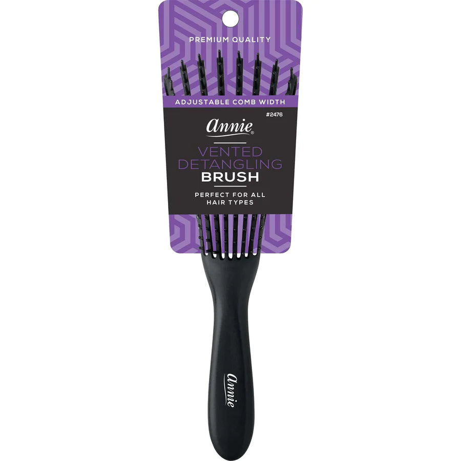 Annie Vented Detangler Brush 8-Row Assorted