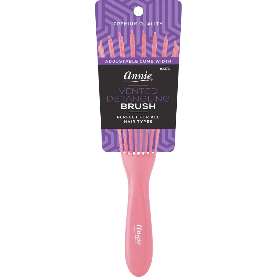 Annie Vented Detangler Brush 8-Row Assorted