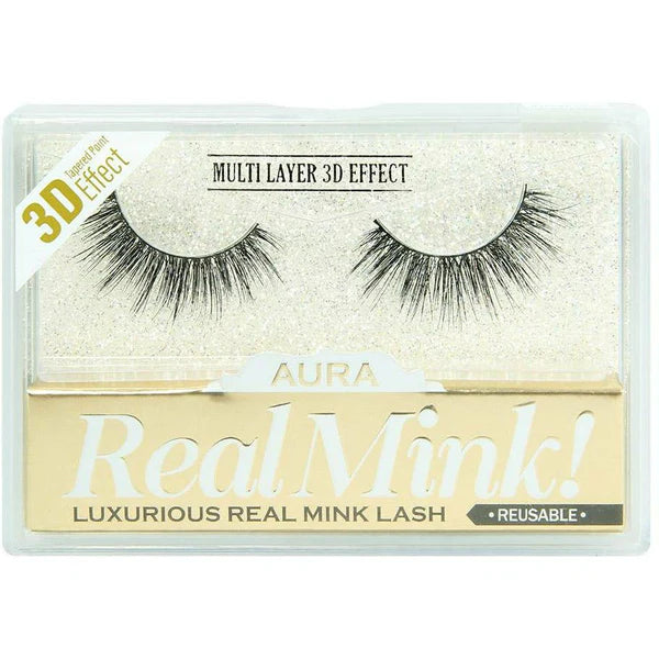 Aura 3D Real Mink Lashes