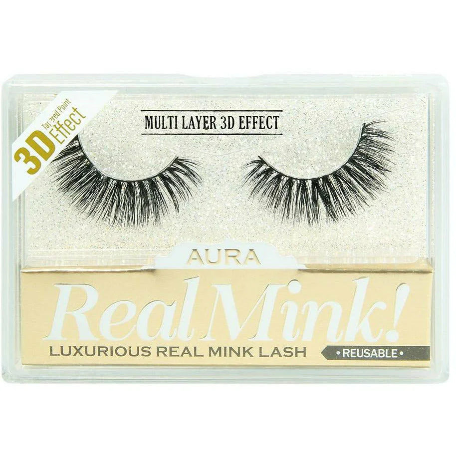 Aura 3D Real Mink Lashes