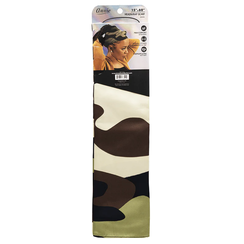 Broadus Collection by Shante & Snoop - Silky Headwrap Scarf 15"x60"