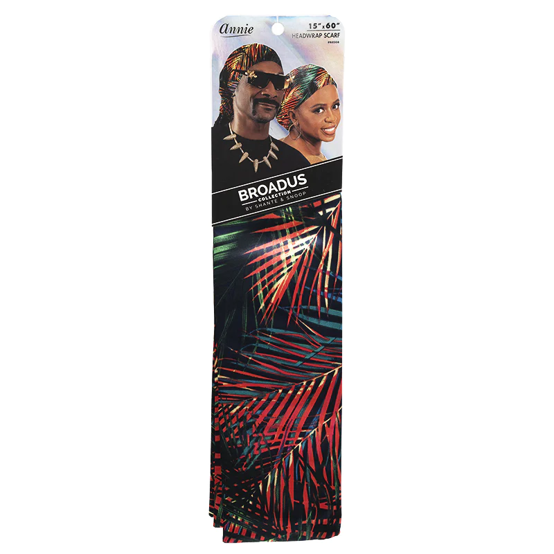 Broadus Collection by Shante & Snoop - Silky Headwrap Scarf 15"x60"