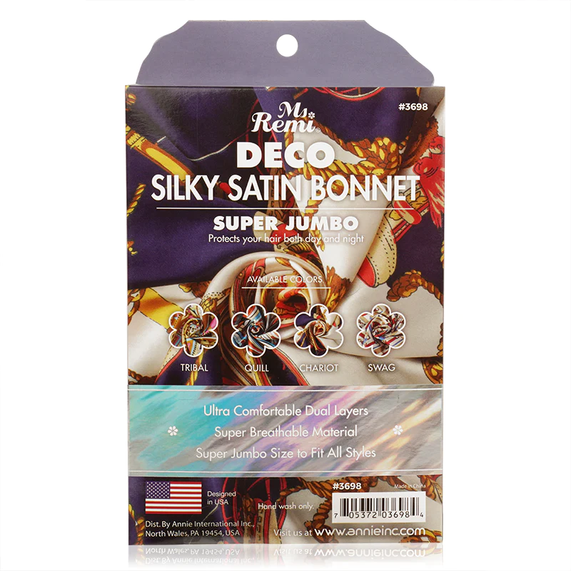 Ms. Remi Deco Silky Satin Bonnet Super Jumbo