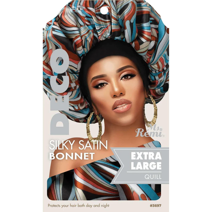 Ms. Remi Deco Silky Satin Bonnet Extra Large