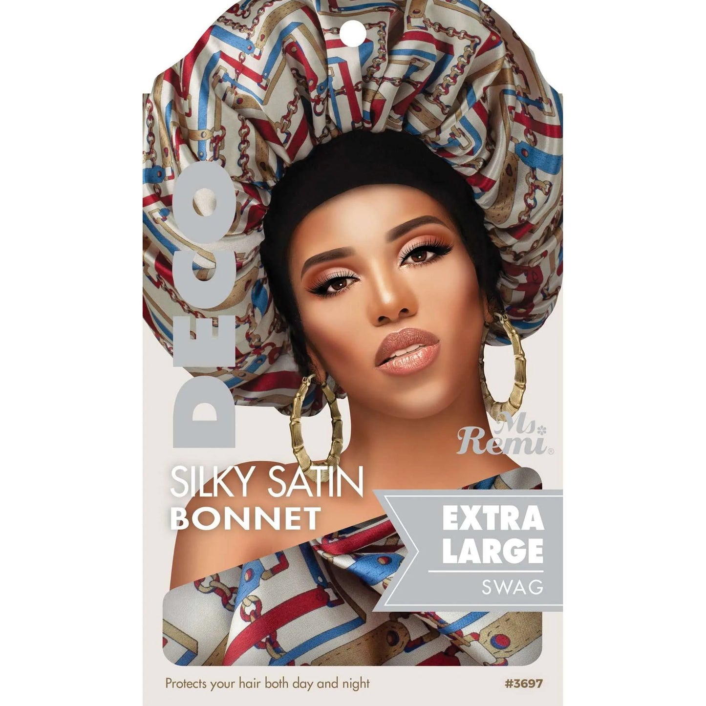Ms. Remi Deco Silky Satin Bonnet Extra Large