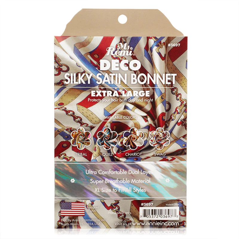 Ms. Remi Deco Silky Satin Bonnet Extra Large