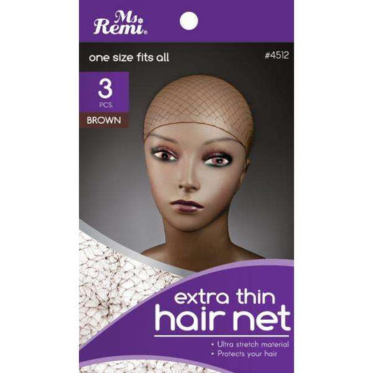 Ms. Remi Extra Thin Net 3-Piece (Black or Brown)