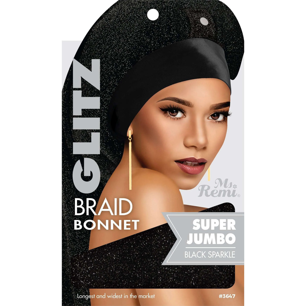 Ms. Remi Glitz Braid Bonnet Ultra Jumbo