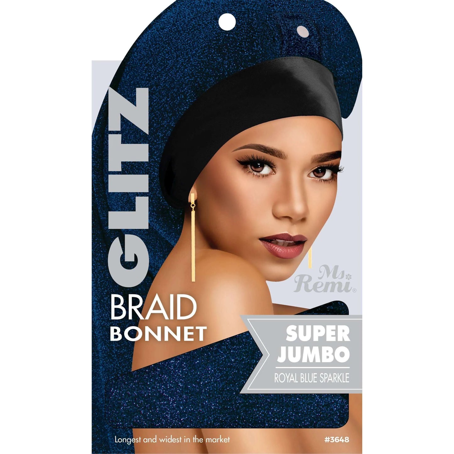 Ms. Remi Glitz Braid Bonnet Ultra Jumbo