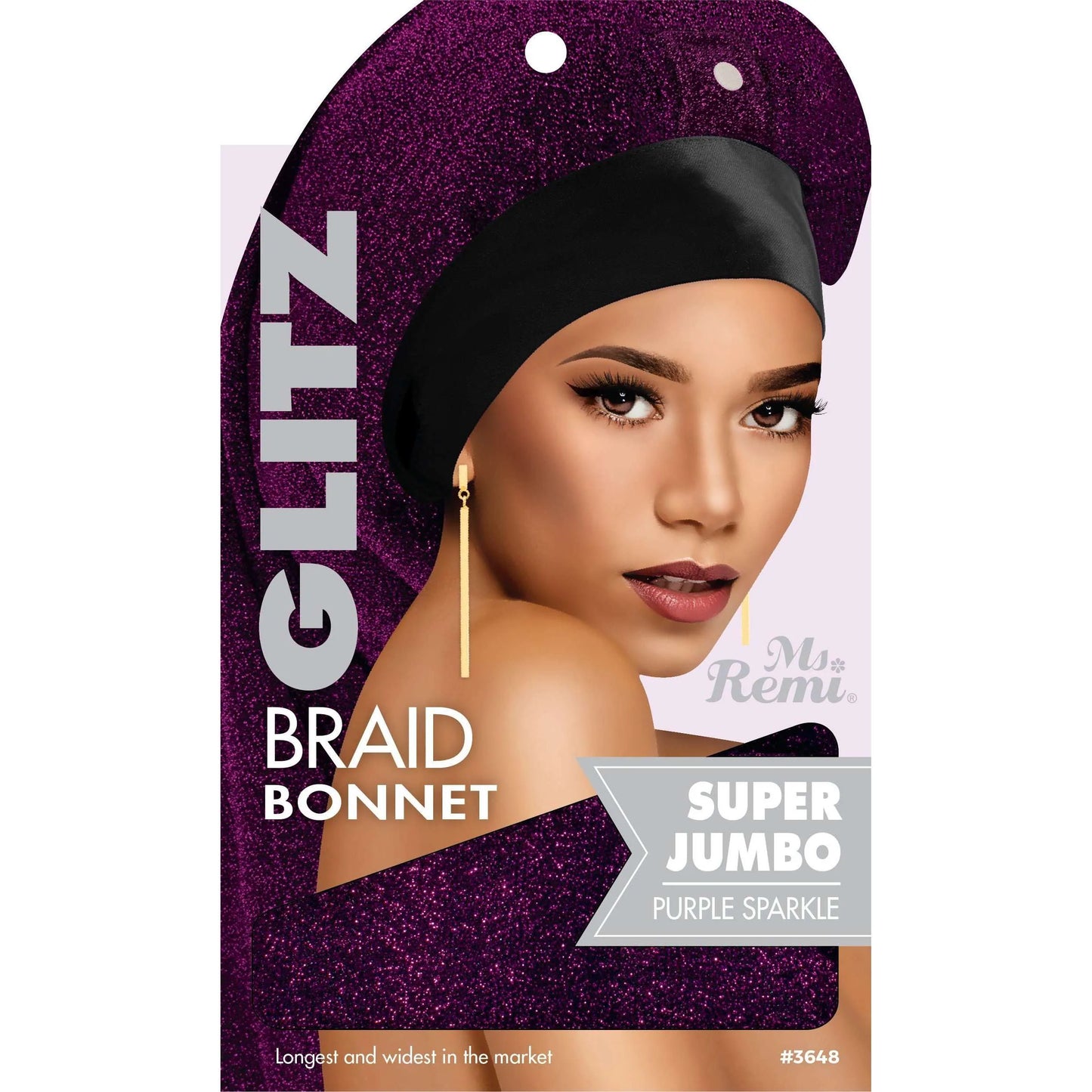 Ms. Remi Glitz Braid Bonnet Ultra Jumbo