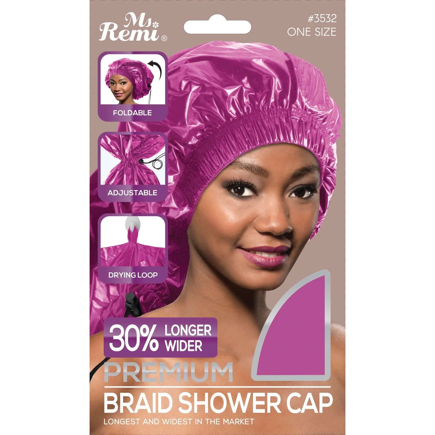 Premium Braid Shower Cap