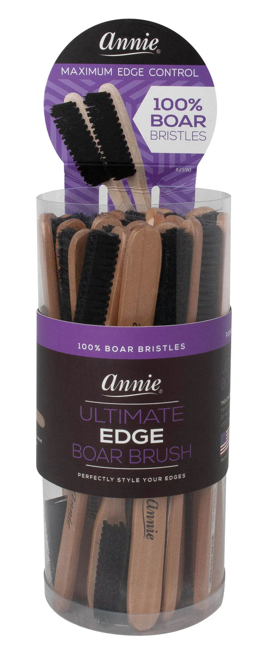 Annie Ultimate Edge Brush 100% Boar Bristle 1pc