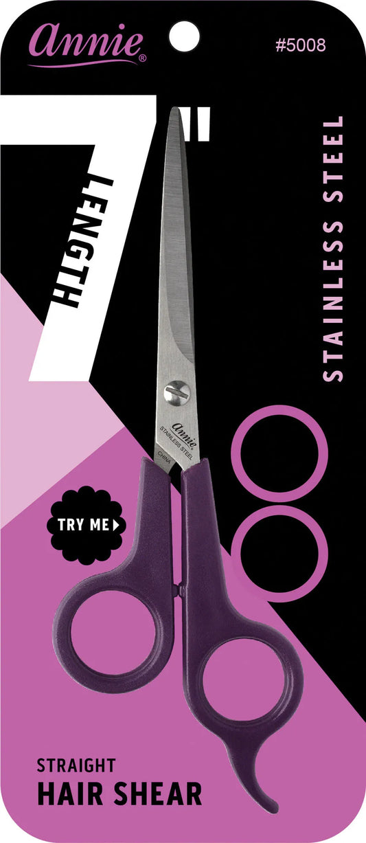 Annie Straight Hair Shear 7" Purple